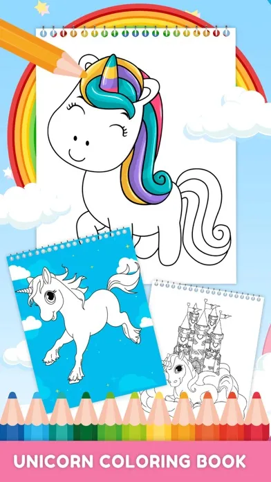 Скриншоты Unicorn World – Coloring Book