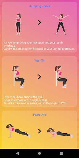 Home Workouts - EasyFit 스크린샷