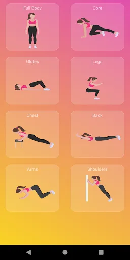 Home Workouts - EasyFit 스크린샷
