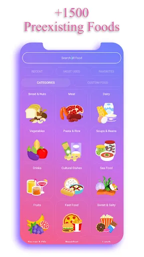 Calorie Counter - EasyFit Screenshots