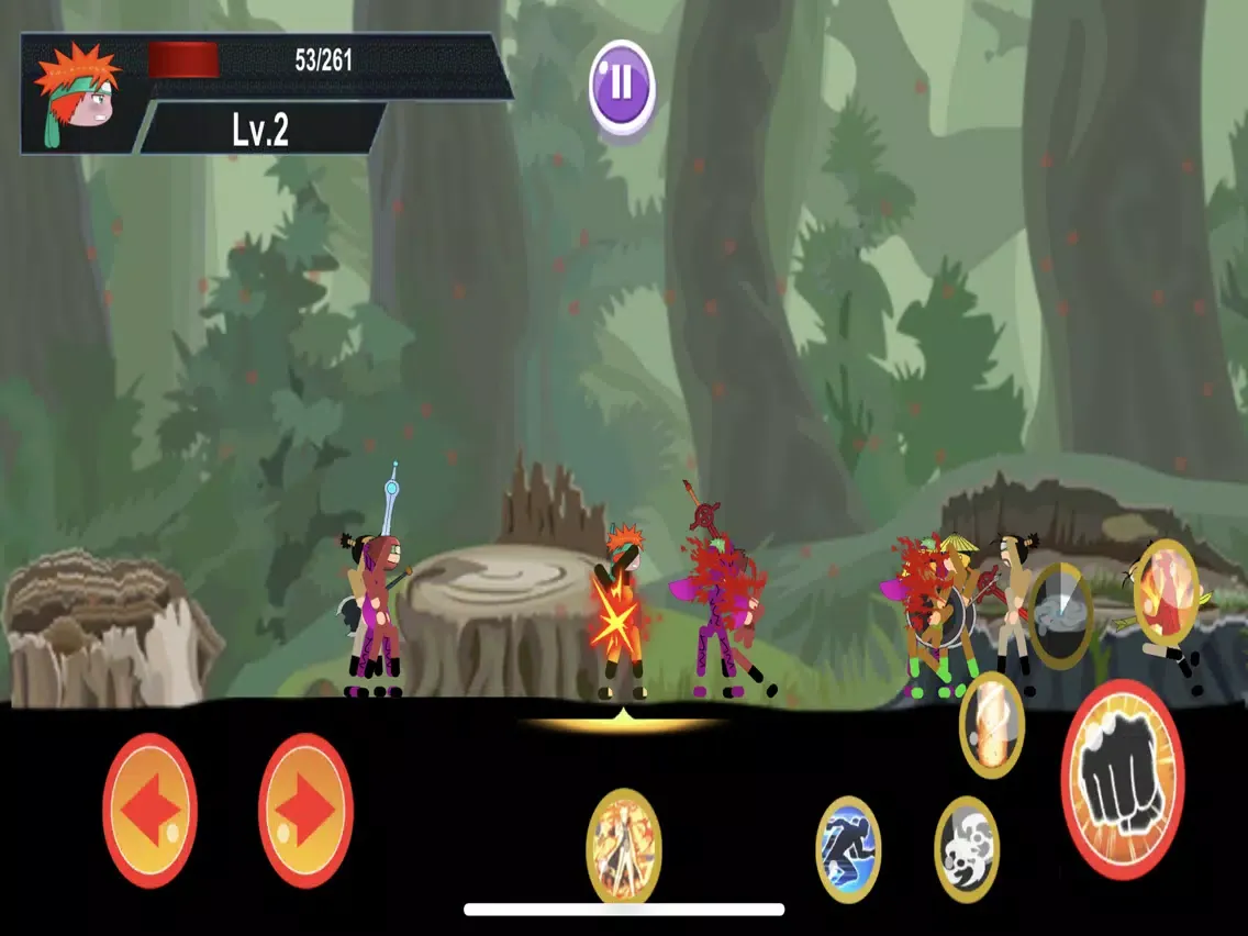 Zrzuty ekranu Stick Anime Fight Slayer Ninja iPad 