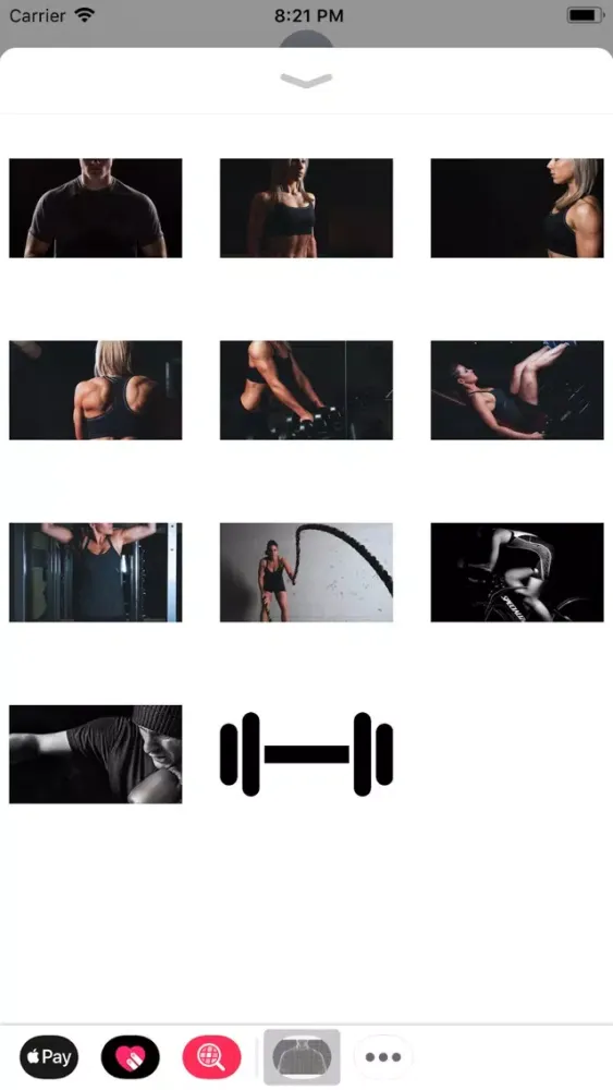 Captures d'écran de Workout Sticker