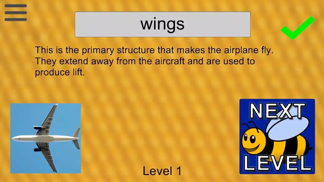 Capturas de pantalla de Aviation Spelling Bee