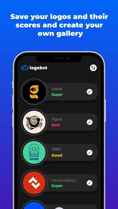 Скриншоты Logobot: Your Logo Rating Tool