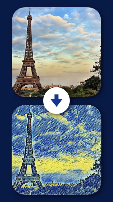 Capturas de tela do Van Gogh Filter Cam
