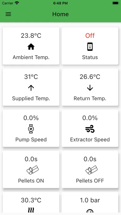 Ecoforest Control Screenshots