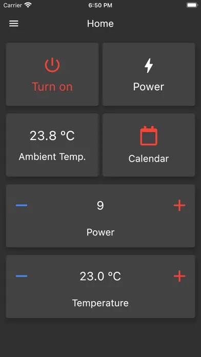 Ecoforest Control Screenshots