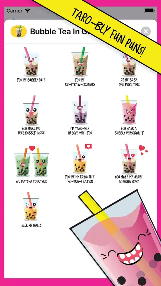 In Good Pun Bubble Tea سکرین شاٹس