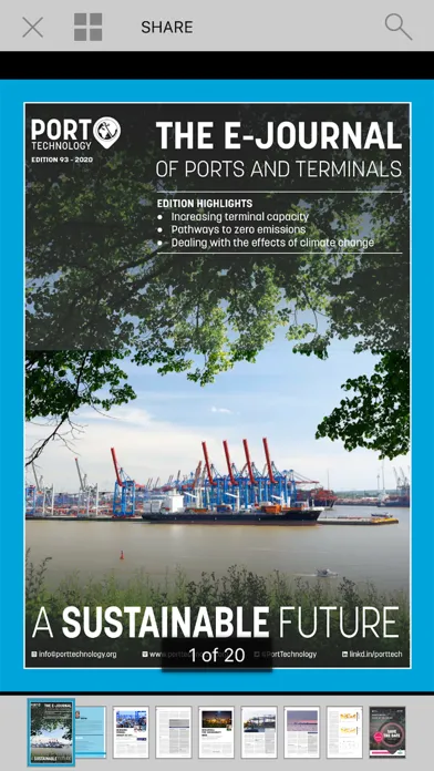 Tangkapan skrin Port Tech Journal