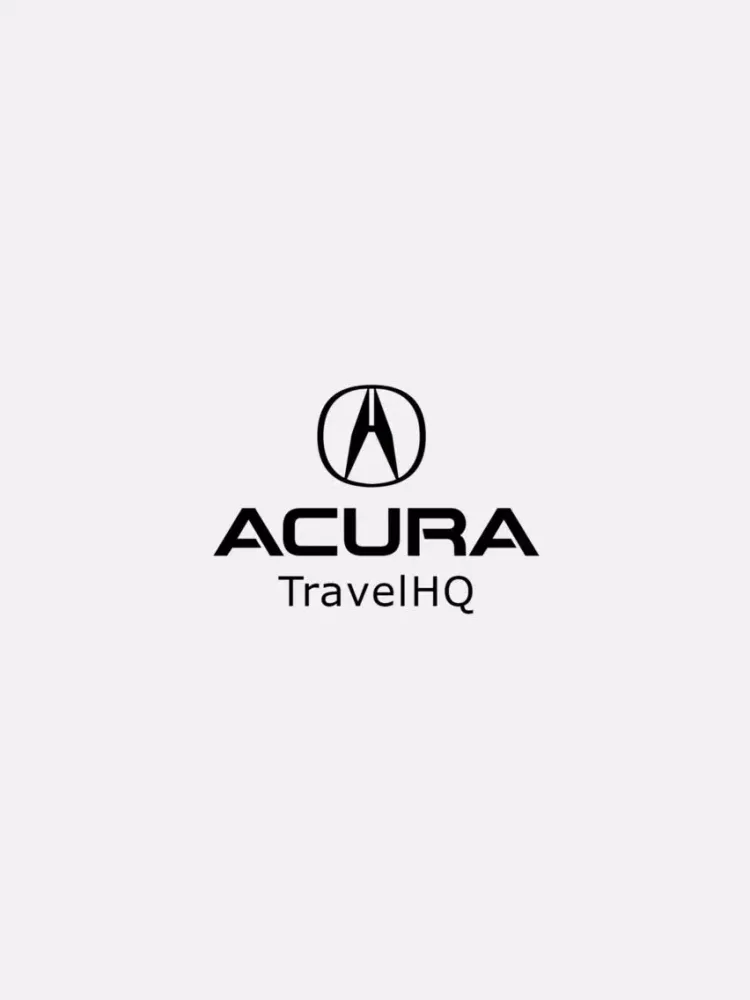 Ảnh chụp màn hình của Acura TravelHQ iPad 