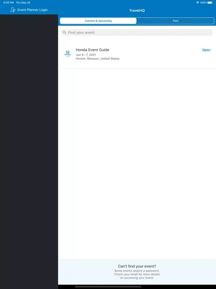 Honda TravelHQ iPad  Screenshots