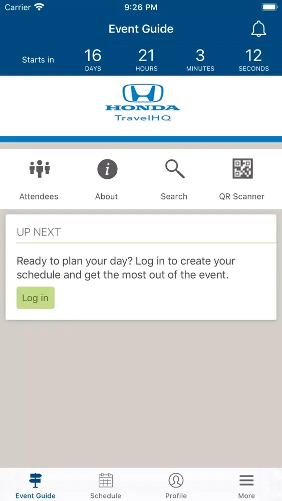 Honda TravelHQ Screenshots