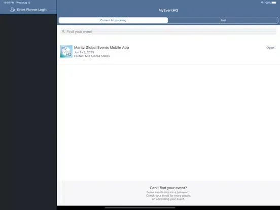 تصاویر MyEventHQ iPad 