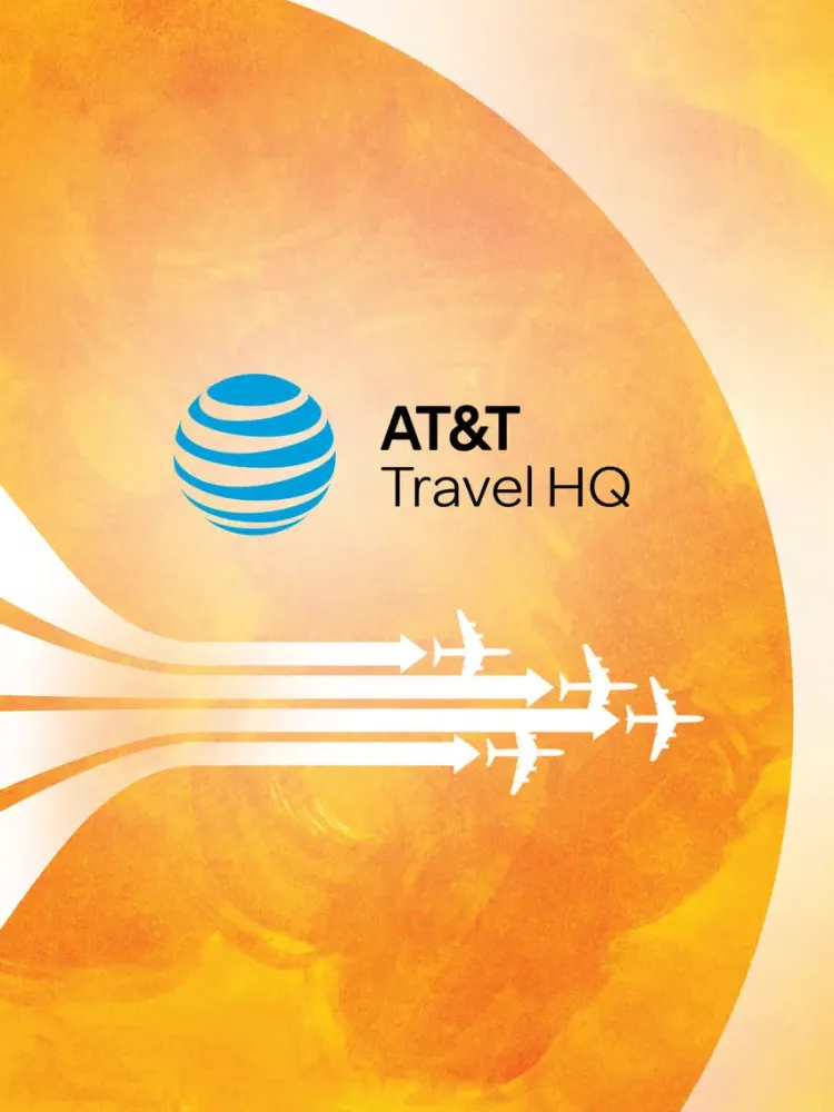 Tangkapan skrin AT&T TravelHQ iPad 