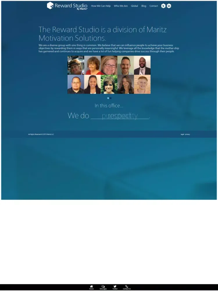 Maritz Reward Studio iPad  سکرین شاٹس