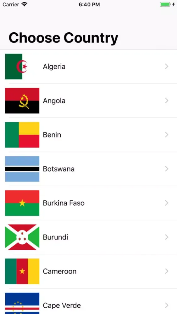 African Anthems Screenshots