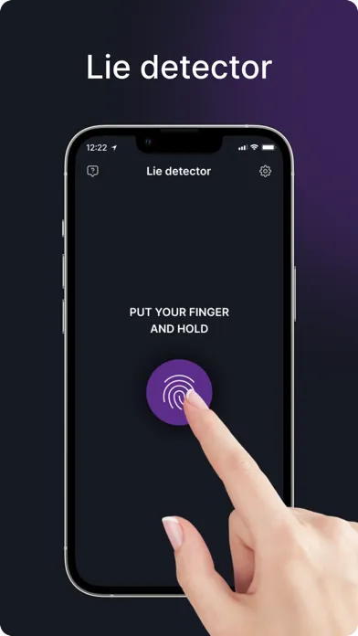 Capturas de tela do Lie Detector-Polygraph Scanner