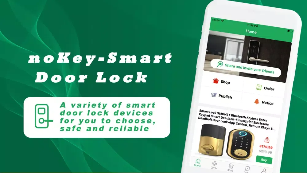 noKey-Smart Door Lock スクリーンショット
