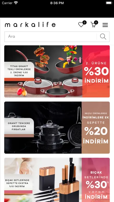 MarkaLife Ekran Görüntüleri