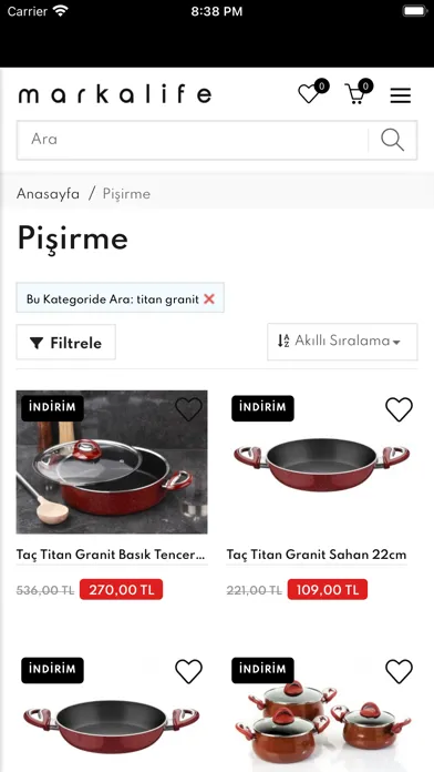 MarkaLife Ekran Görüntüleri