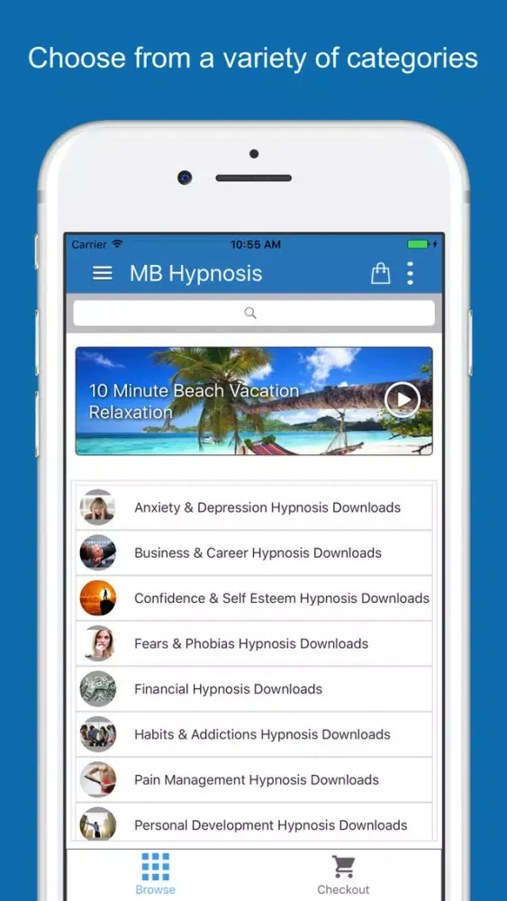 Captures d'écran de Mark Bowden Hypnosis Downloads