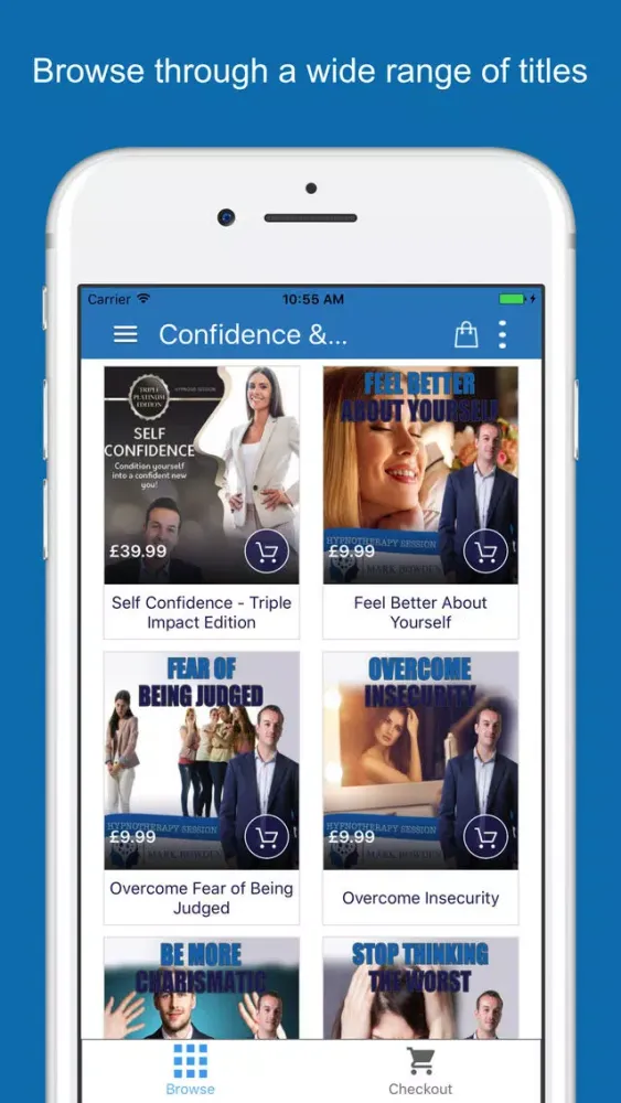 Captures d'écran de Mark Bowden Hypnosis Downloads