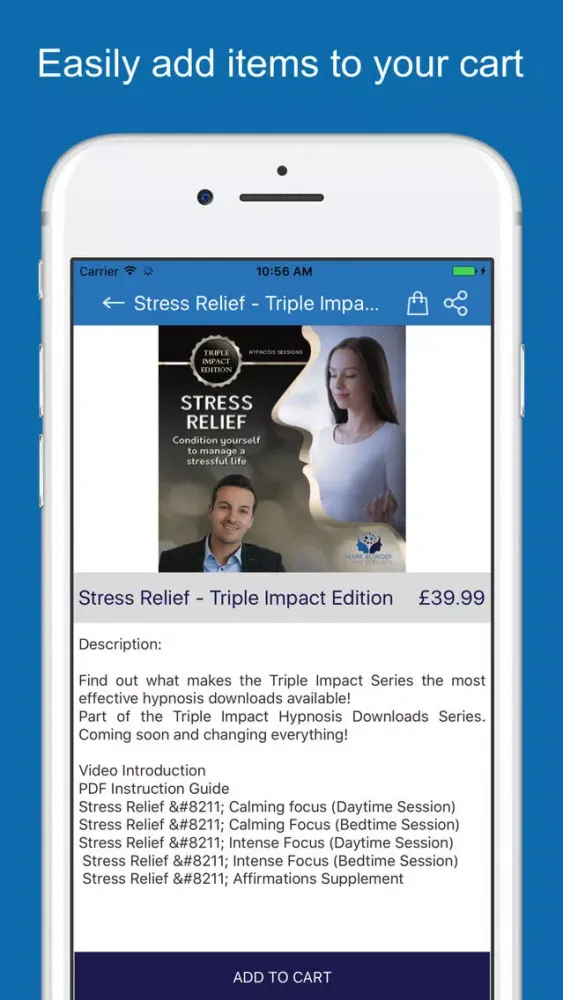 Captures d'écran de Mark Bowden Hypnosis Downloads
