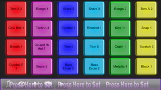 Capturas de tela do Drum Pad Pandemonium HD