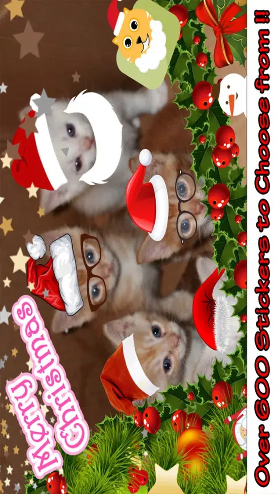 Christmas and New Years picture booth app স্ক্রিনশট