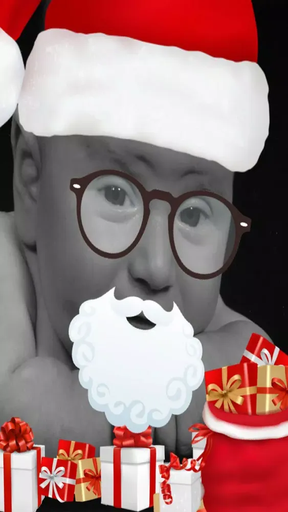 Christmas and New Years picture booth app স্ক্রিনশট
