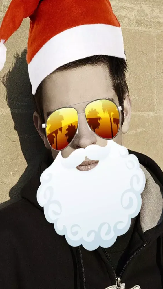 Christmas and New Years picture booth app স্ক্রিনশট
