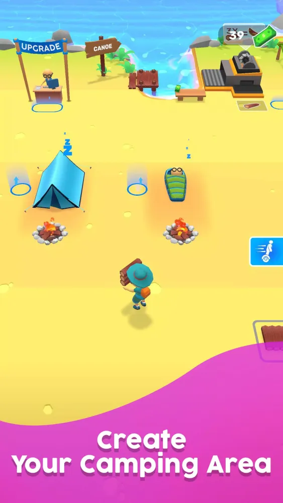 Captures d'écran de Camping Land