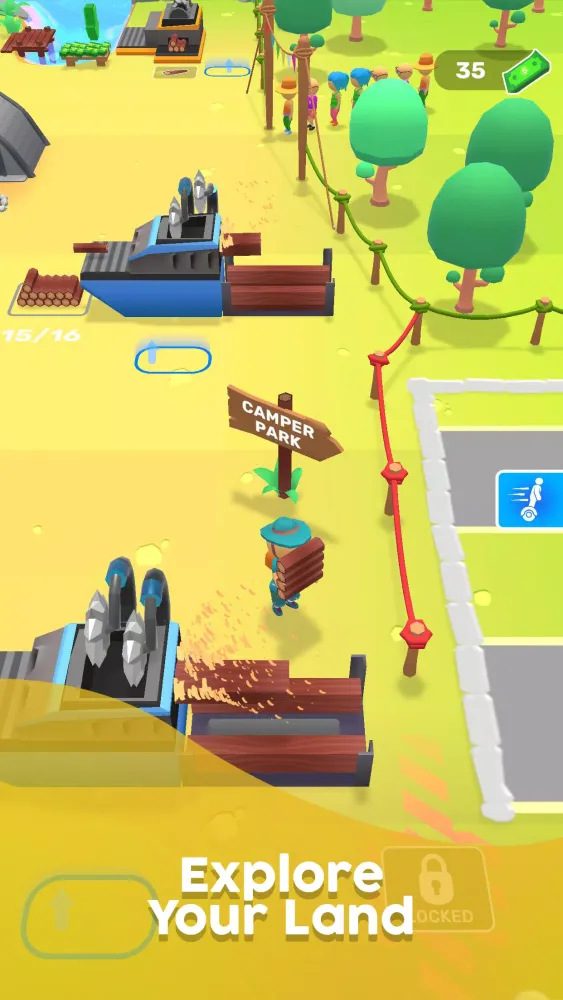 Captures d'écran de Camping Land