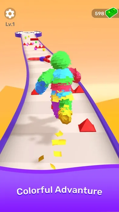 Captures d'écran de Paper Man Runner