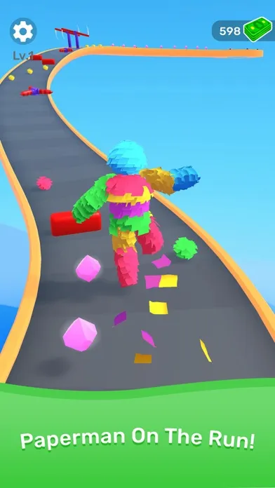 Captures d'écran de Paper Man Runner
