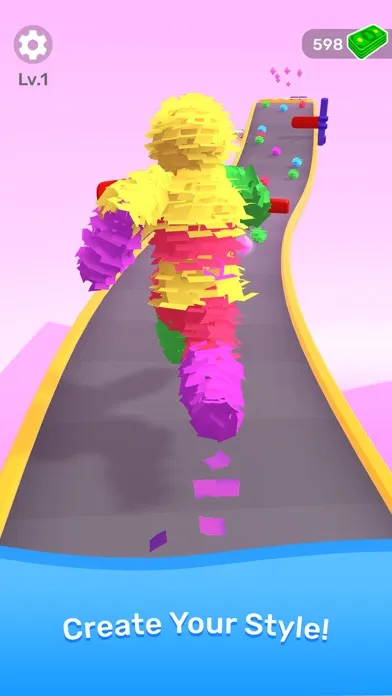 Captures d'écran de Paper Man Runner