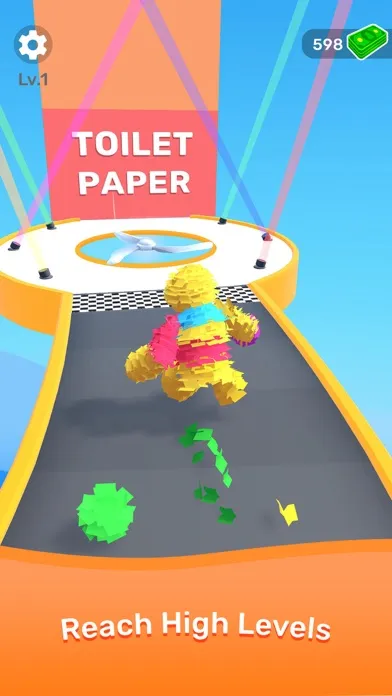 Captures d'écran de Paper Man Runner