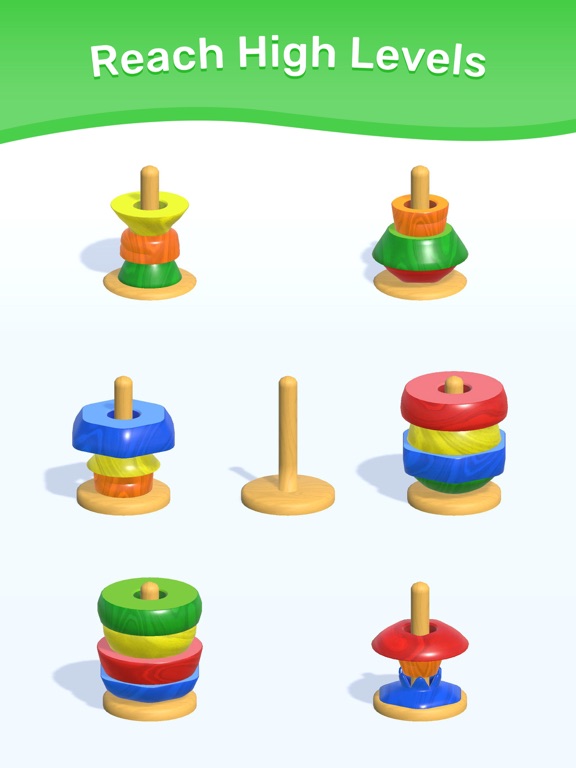 Wood Sort iPad  Screenshots