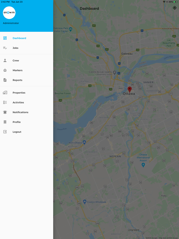 Zrzuty ekranu Marker Admin iPad 