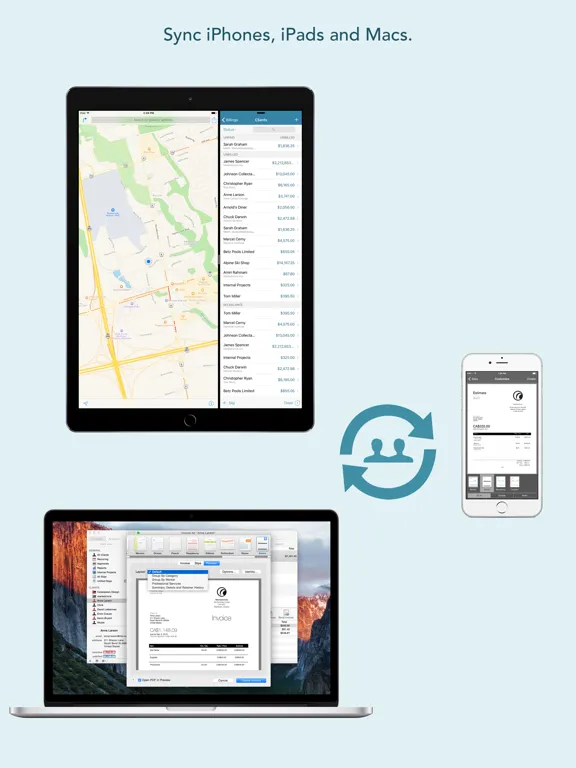 Billings Pro - Time & Invoice iPad 應用截圖