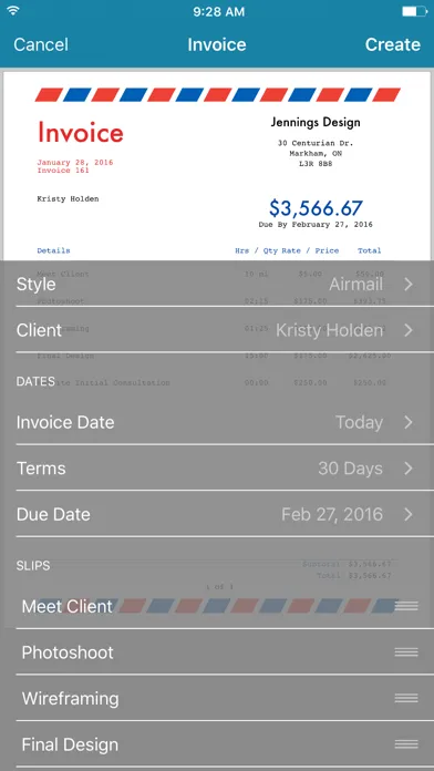 Billings Pro - Time & Invoice應用截圖