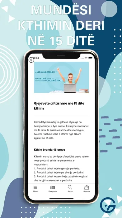 Gjejevete.al سکرین شاٹس