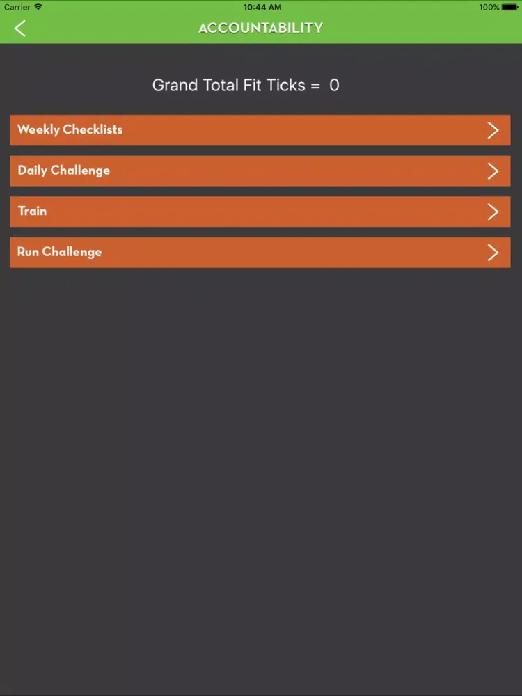 Ảnh chụp màn hình của 84 Day Body Challenge iPad 