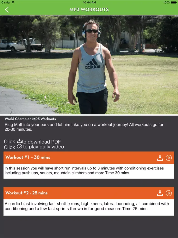 Ảnh chụp màn hình của 84 Day Body Challenge iPad 
