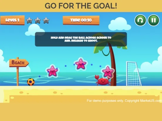 Capturas de pantalla de Mr. Crab - Beach Soccer iPad 