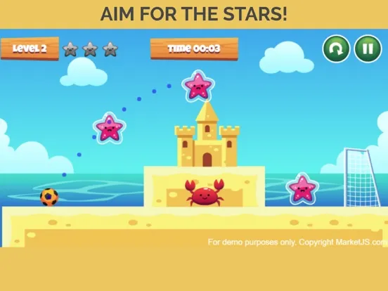 Capturas de pantalla de Mr. Crab - Beach Soccer iPad 