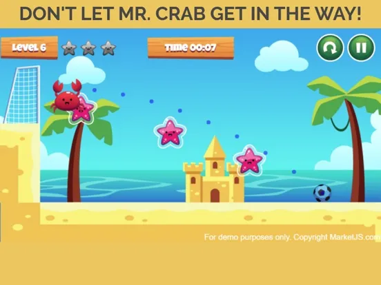 Capturas de pantalla de Mr. Crab - Beach Soccer iPad 