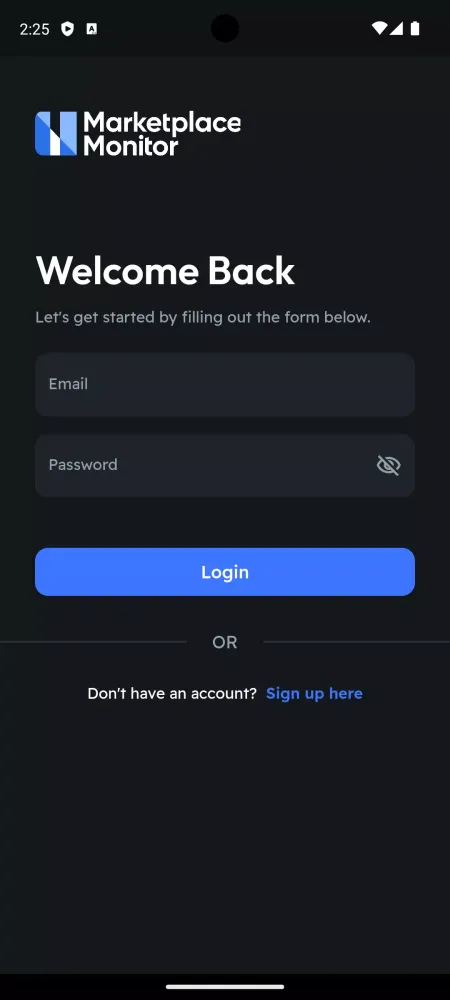 ภาพหน้าจอของ Marketplace Monitor