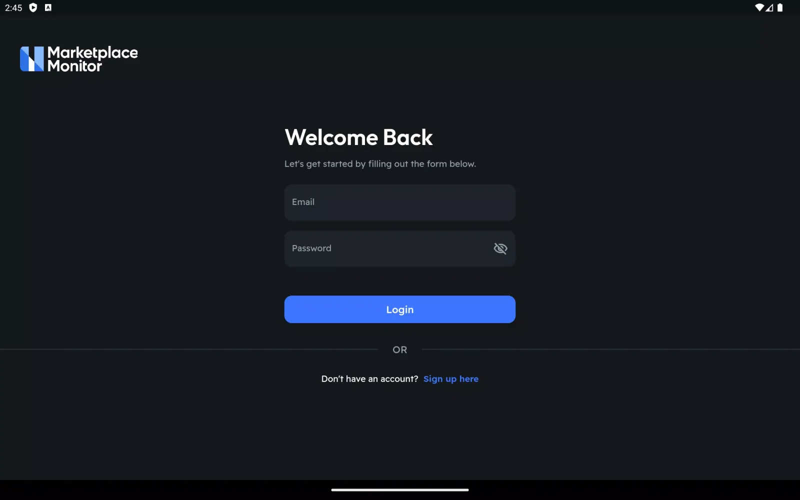 ภาพหน้าจอของ Marketplace Monitor