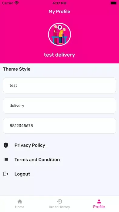 Ảnh chụp màn hình của PaHoy Driver